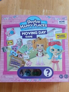 Shopkins Happy Places Moving Day Game - Pink & Blue